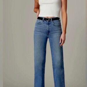 Joe's Jeans Women's High Rise Straight Denim Jeans Blue 5-Pocket Medium Wash 31